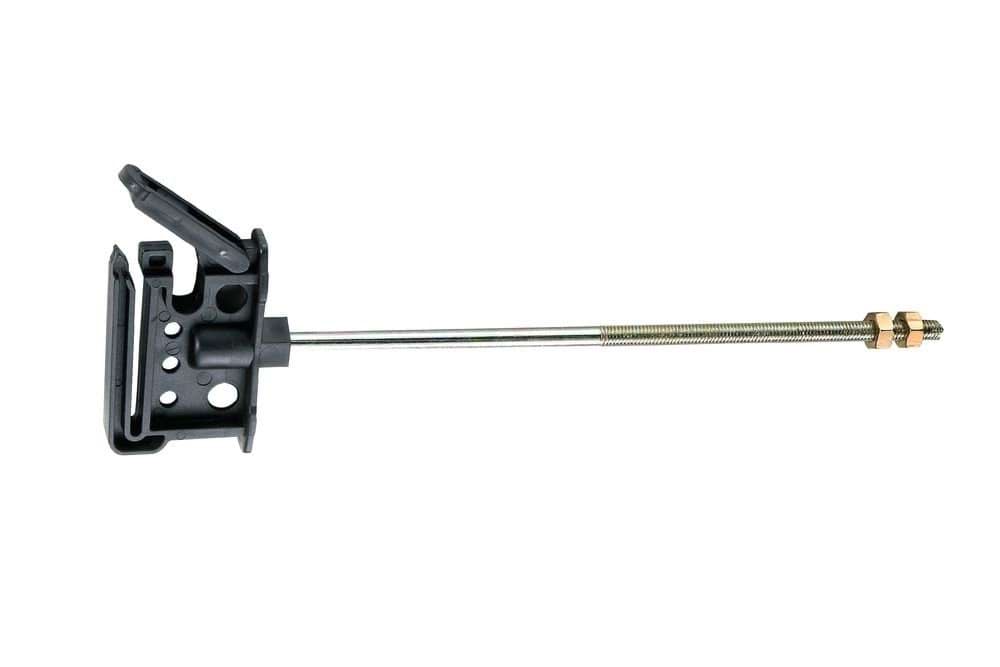 Izolator dystansowy do taśmy ogrodzeniowej Maxi Tape, z trzpieniem 20 cm, z gwintem metrycznym, Kerb - Cavalo